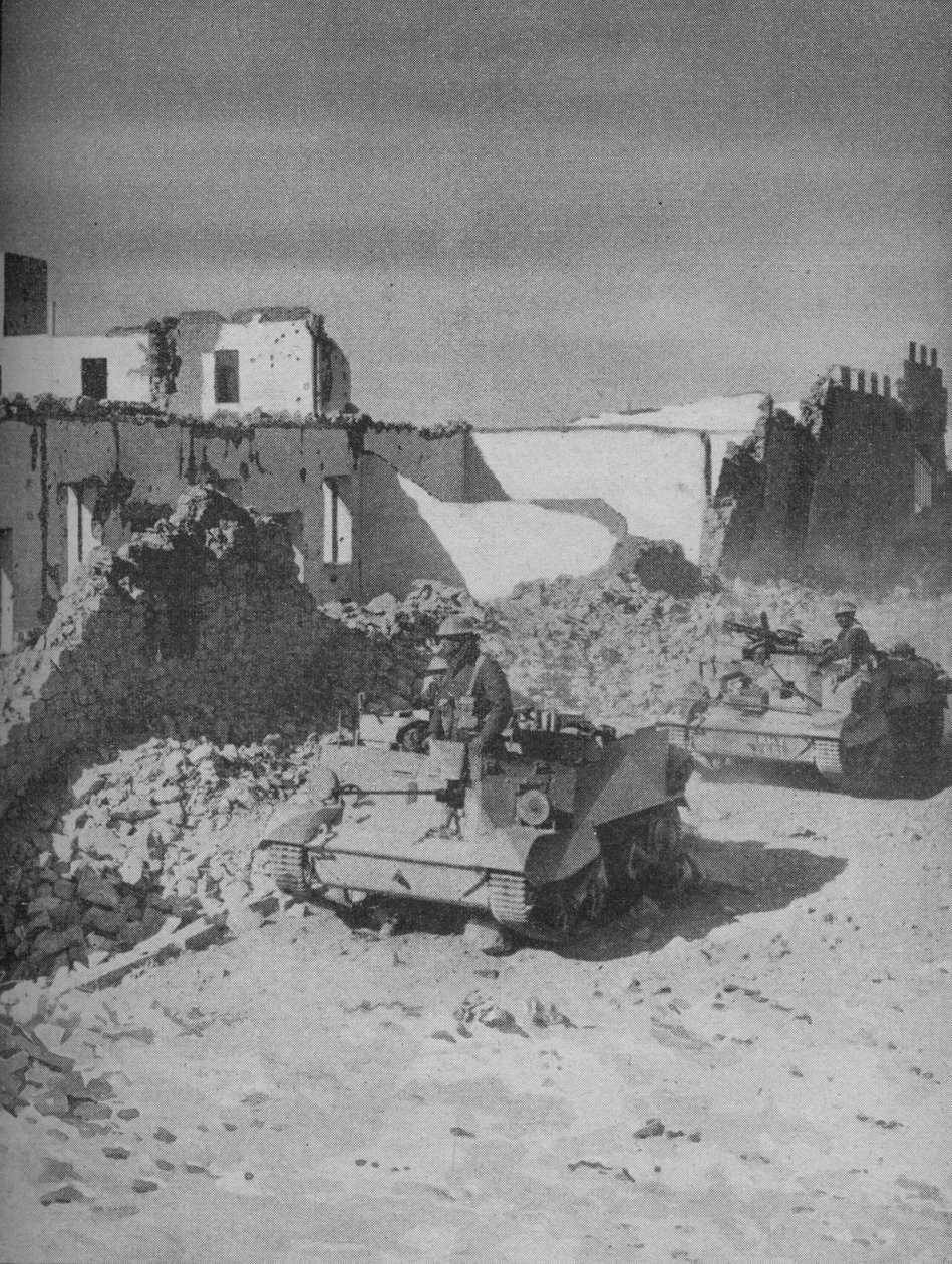 A múlt Grazianis összetört erődje, a hódítók útja, 1941. alkotó: Unbekannt