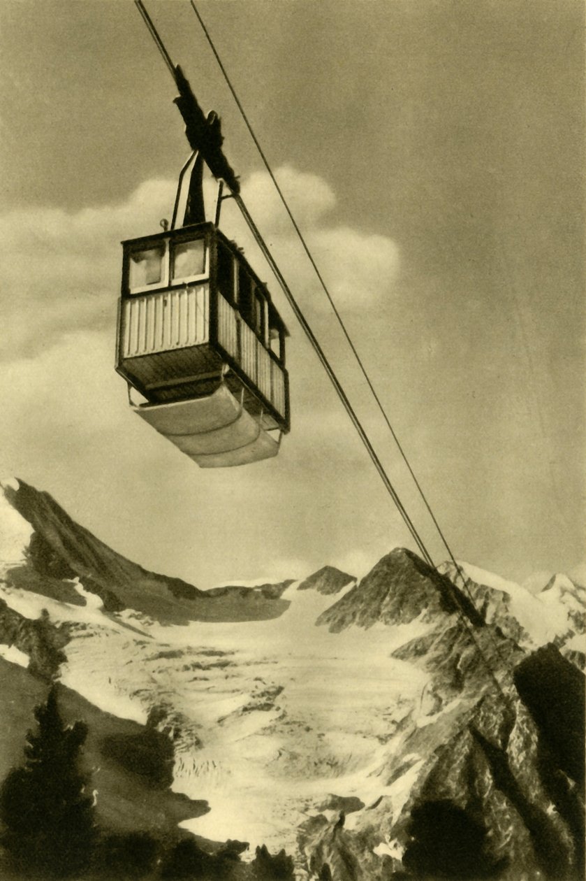 Patscherkofelbahn, Innsbruck, Tirol, Ausztria, c1935. alkotó: Unbekannt
