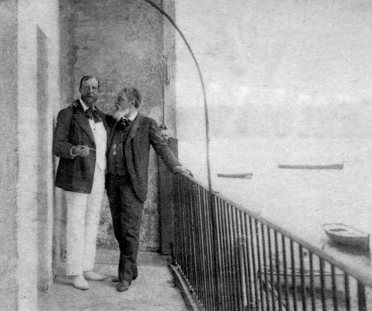 Paul Deroulede francia író és politikus és Jean Mounet-Sully francia színész, 1899 alkotó: Unbekannt