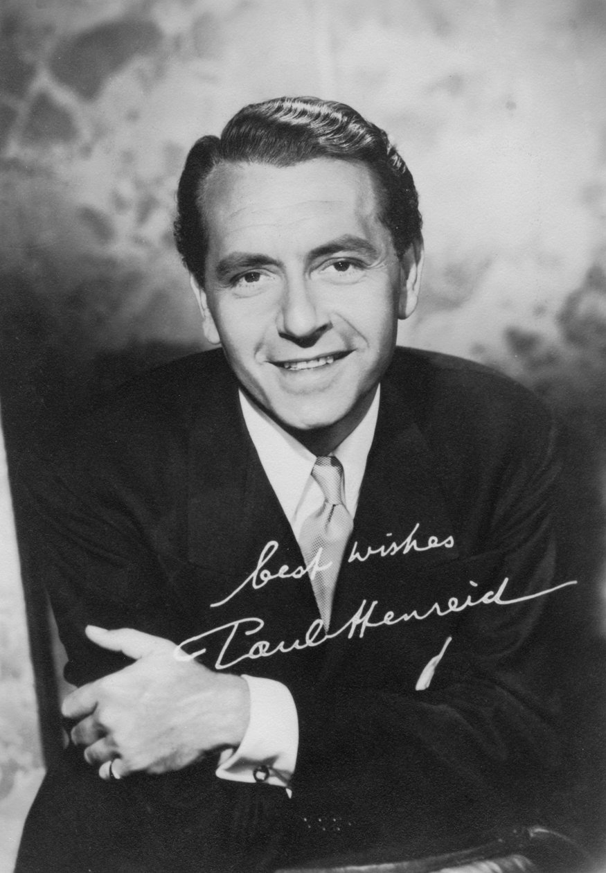 Paul Henreid 1908-1992, osztrák származású amerikai színész és rendező, 1940-es évek alkotó: Unbekannt