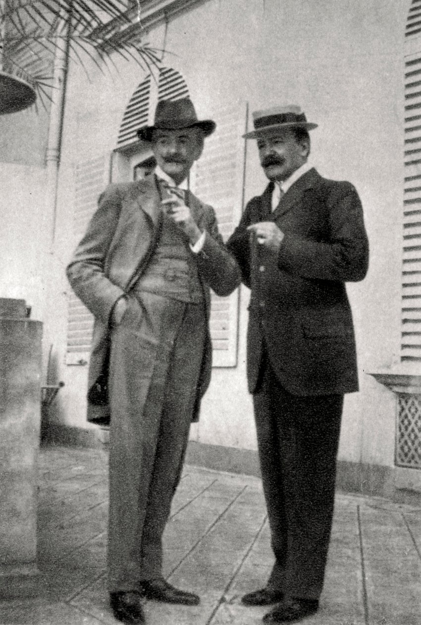 Paul Hervieu és Marcel Prevost francia írók és drámaírók, 1905 alkotó: Unbekannt