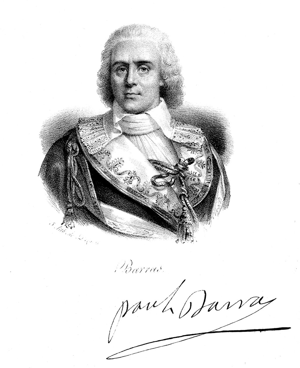 Paul Jean Francois Nicolas, Barras grófja 1755-1829, francia forradalmár alkotó: Unbekannt