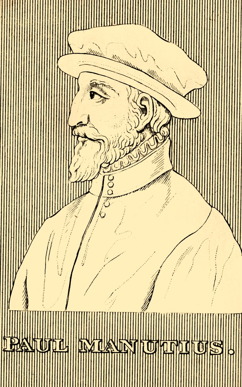 Paul Manutius, 1512-1574, 1830 alkotó: Unbekannt