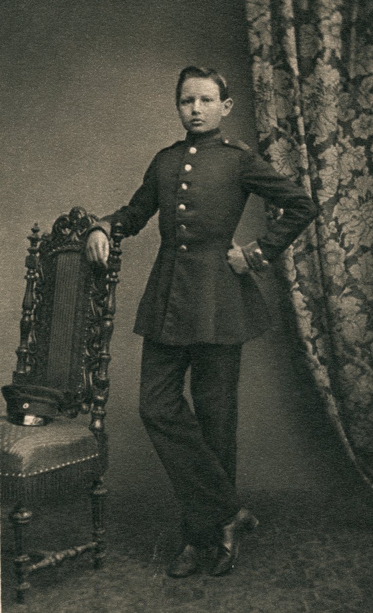 Paul von Hindenburg 1847-1934, kadét Wahlstattban, 1860-as, 1930-as évek alkotó: Unbekannt