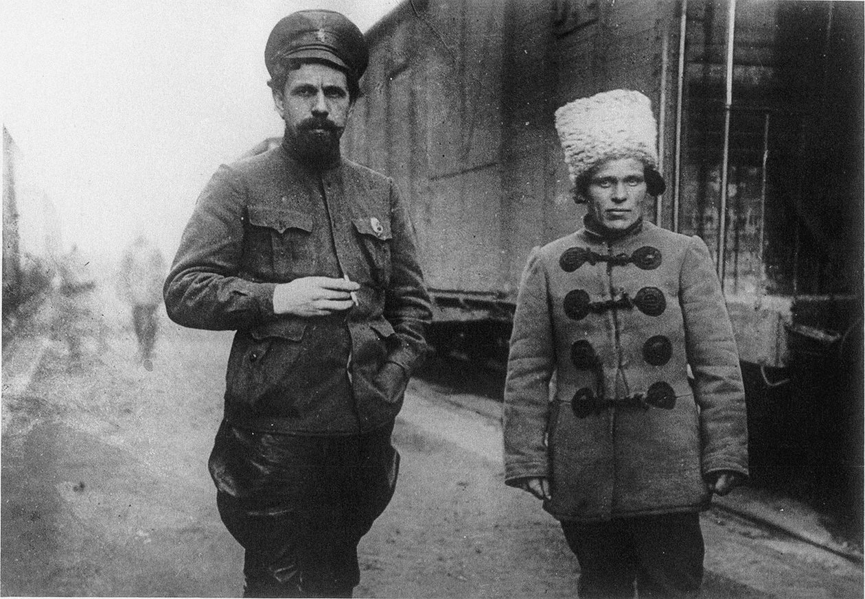 Pavel Dybenko és Nestor Makhno alkotó: Unbekannt