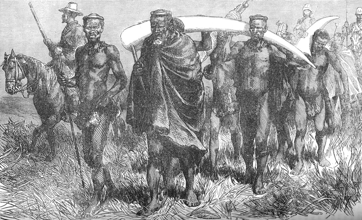 Békeküldők Cetewayóból, 1880 alkotó: Unbekannt
