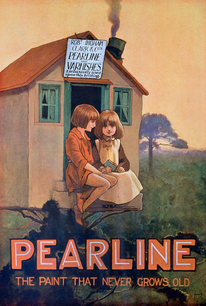 Pearline festék hirdetés, 1920-as évek alkotó: Unbekannt
