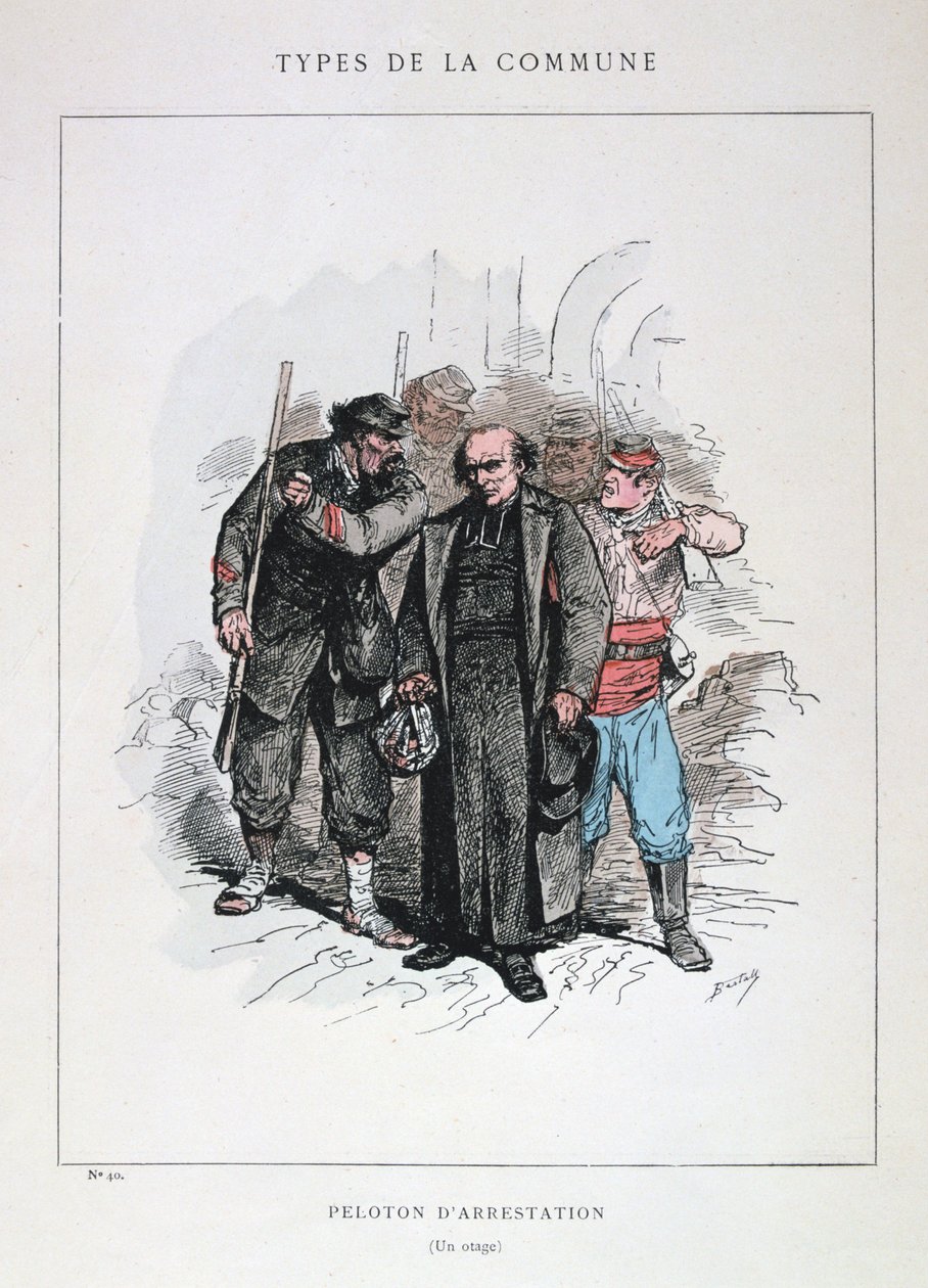 Letartóztató osztag, Párizs Kommün, 1871 alkotó: Unbekannt