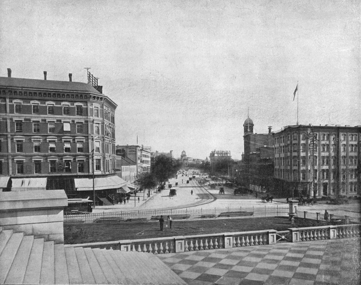 Pennsylvania Avenue, Washington DC, USA, 1900. alkotó: Unbekannt