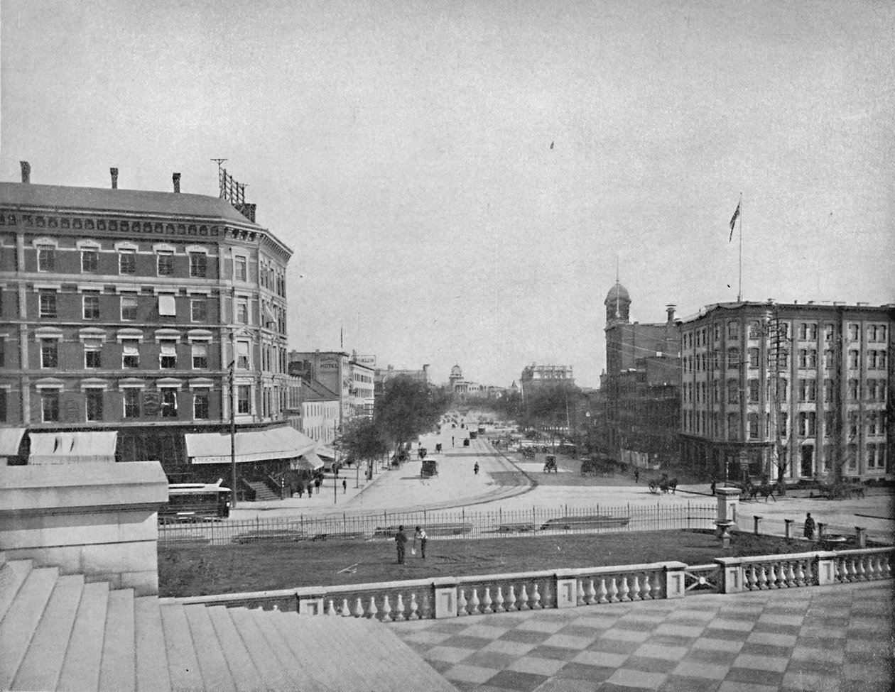Pennsylvania Avenue, Washington, D.C., 1897. alkotó: Unbekannt