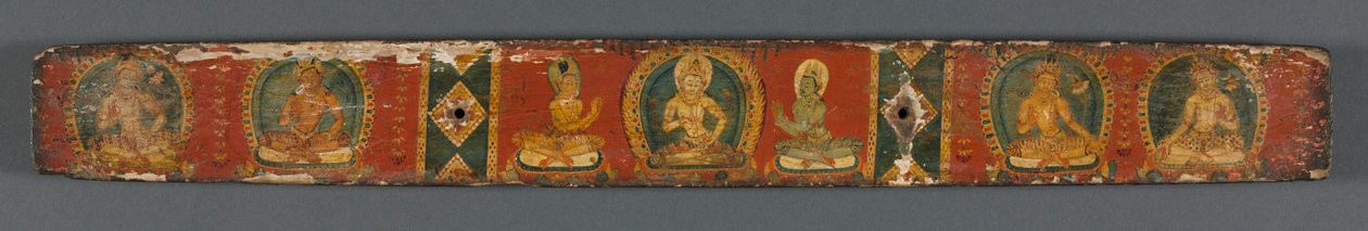 A bölcsesség tökéletessége nyolcezer sorban: Ashtasahasrika Prajnaparamita: Hátsó borító, 1119. alkotó: Unbekannt