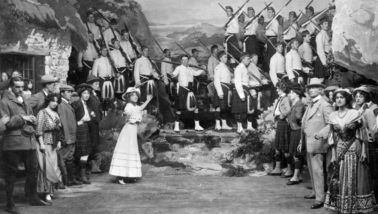 A meleg Gordonok előadása, 1907 alkotó: Unbekannt