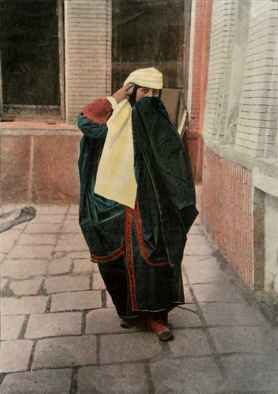 Persane En Costume De Ville, perzsa városi ruhában, 1900. alkotó: Unbekannt