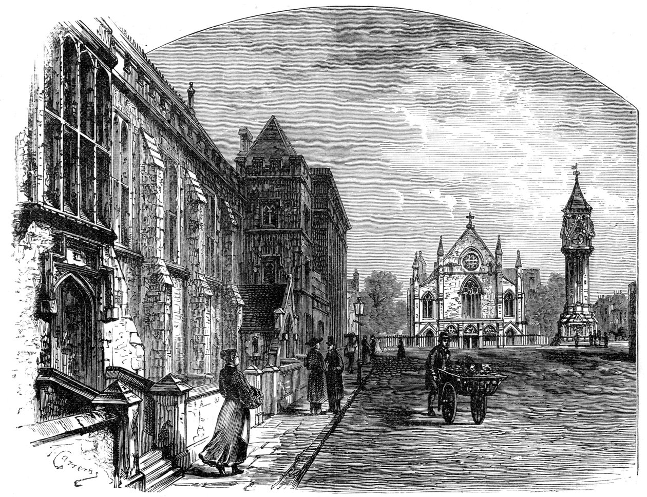 Pery Square, Limerick. század c19 alkotó: Unbekannt