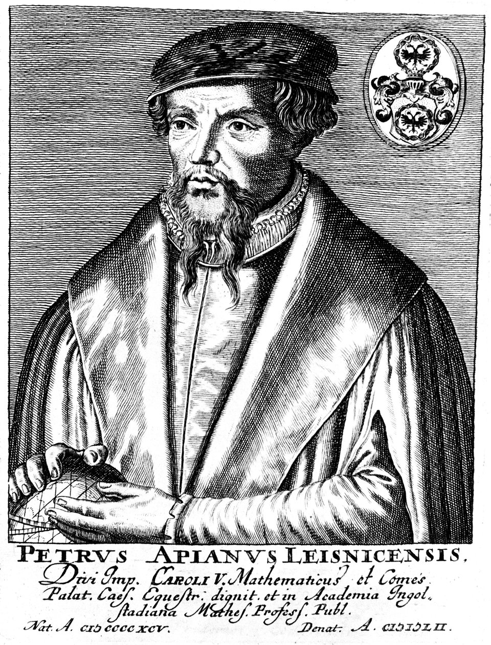 Peter Apian 1495-1552 német geográfus, matematikus és csillagász alkotó: Unbekannt