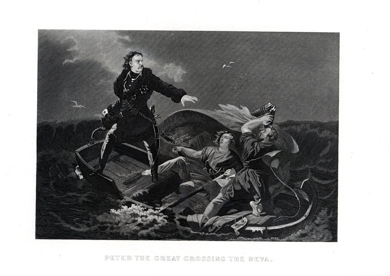 Nagy Péter átkel a Néván, 1882 alkotó: Unbekannt