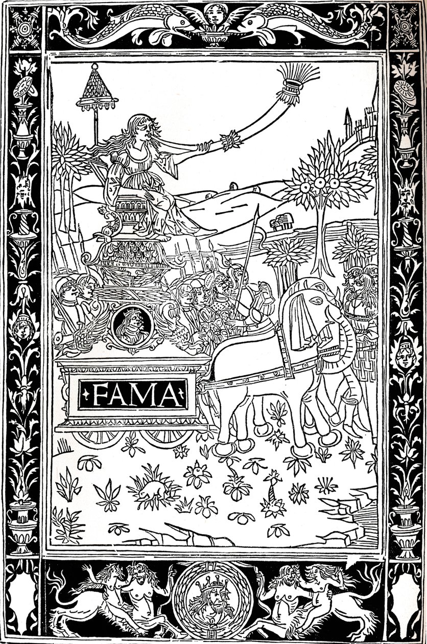 Petrarka: Diadalok, 1488, 1917 alkotó: Unbekannt