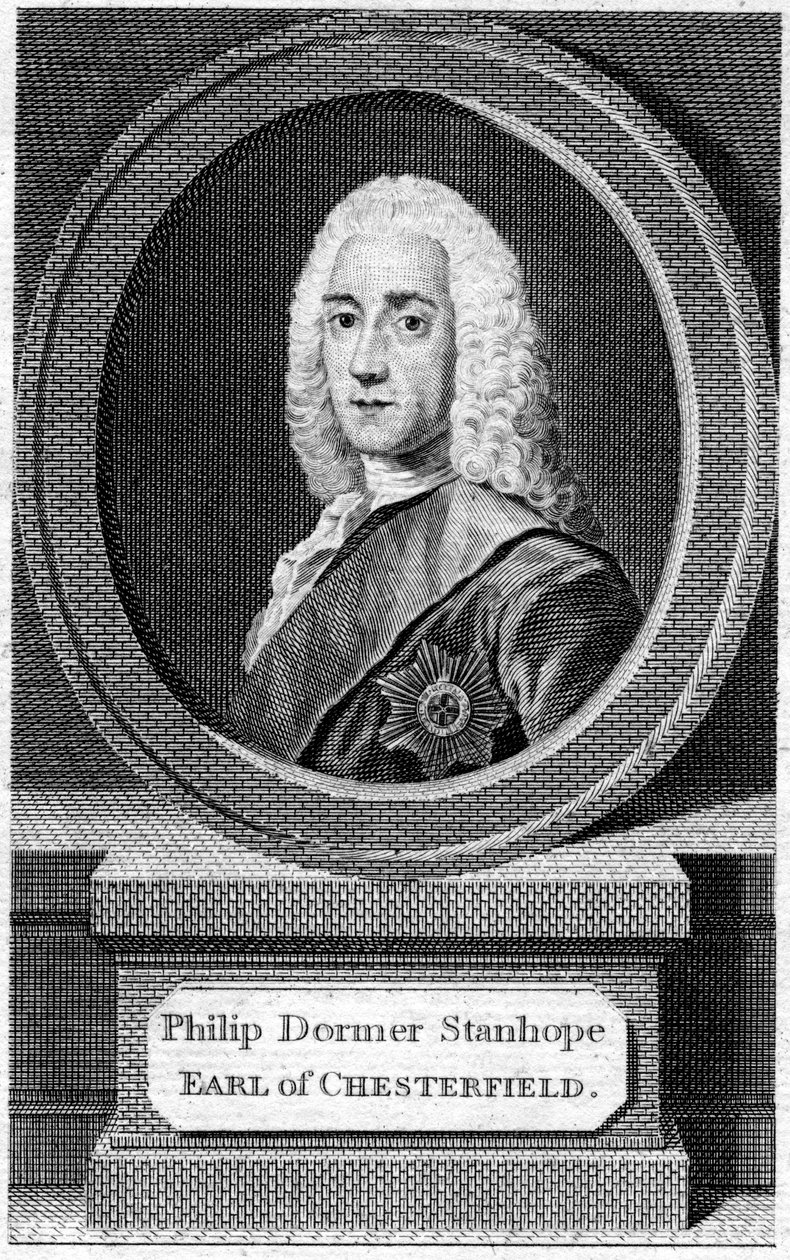 Philip Dormer Stanhope 1694-1773, Chesterfield 4. grófja, XIX. század alkotó: Unbekannt