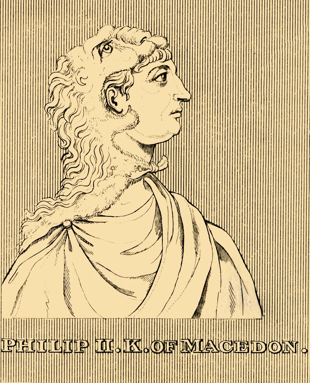 II. Fülöp macedón király, ie 382-336, 1830. alkotó: Unbekannt