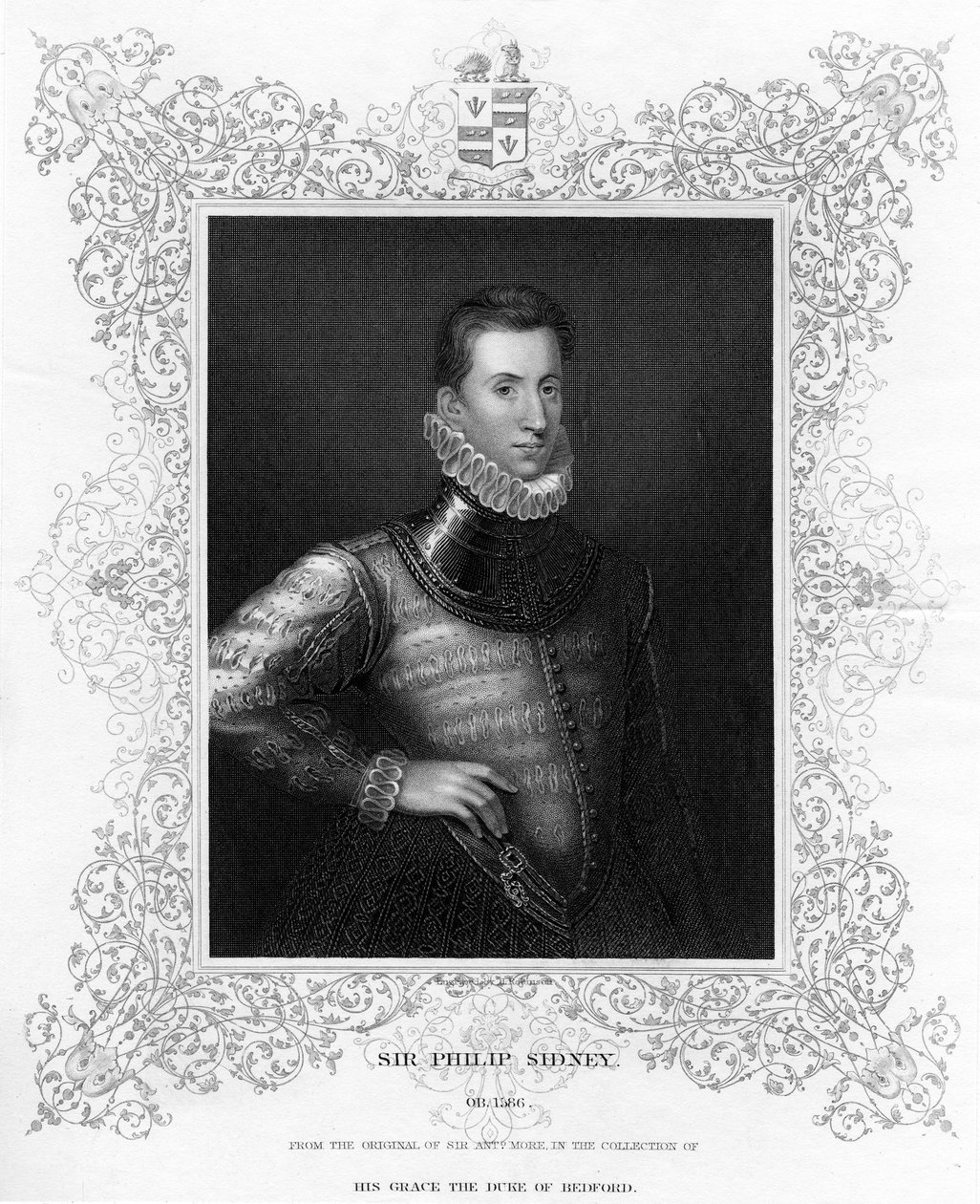 Philip Sidney, 16. századi angol katona, államférfi, költő és költőpártoló, 1840 alkotó: Unbekannt