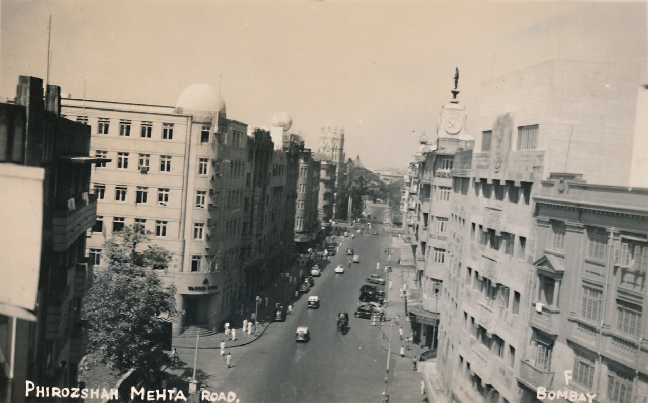 Phirozshah Mehta Road, Bombay. alkotó: Unbekannt