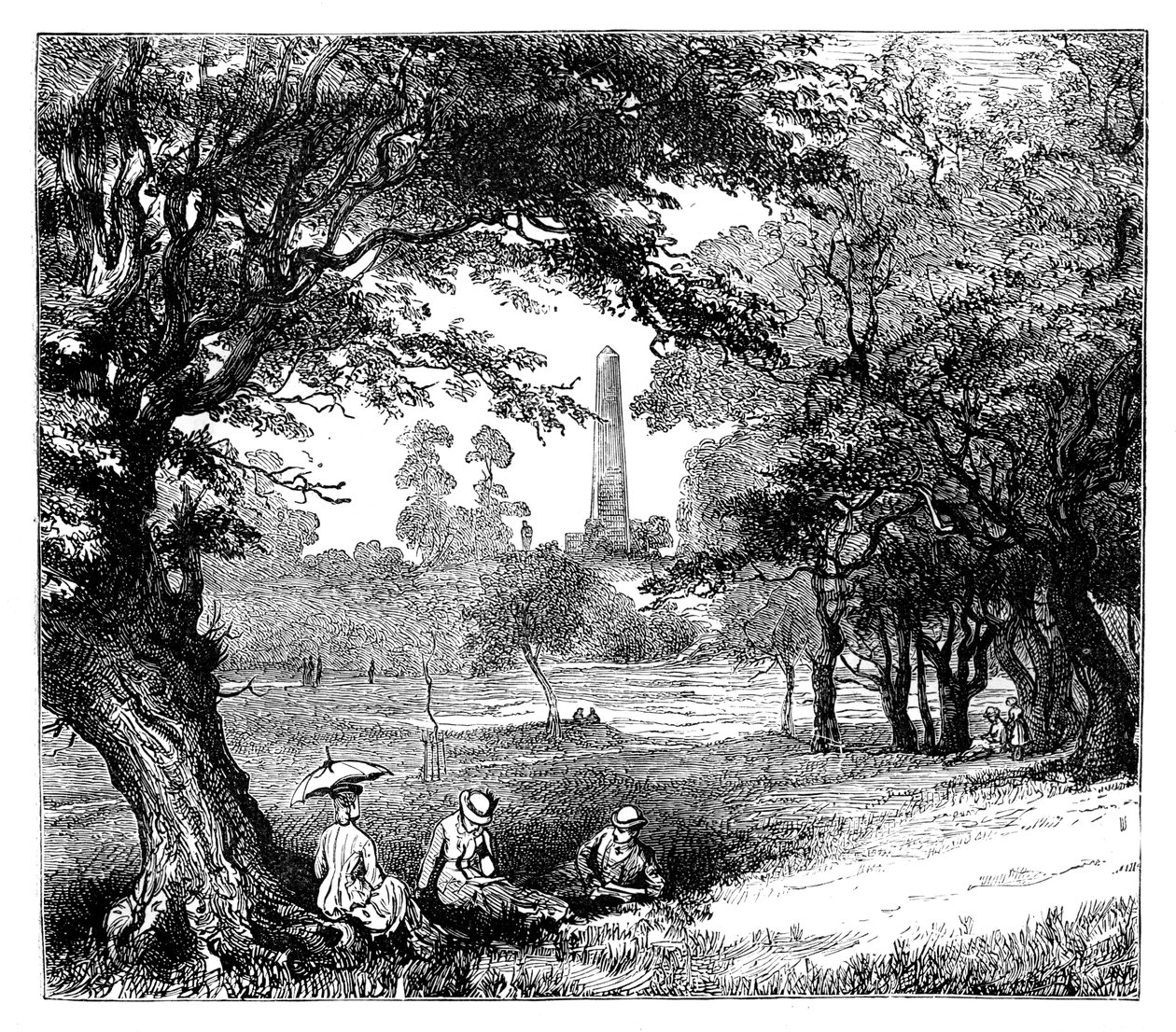 Phoenix Park, Dublin, 1888 alkotó: Unbekannt