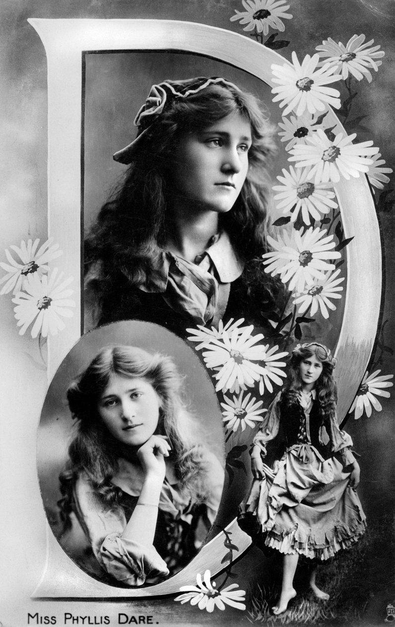Phyllis Dare 1890-1975, angol színésznő, 1905 alkotó: Unbekannt