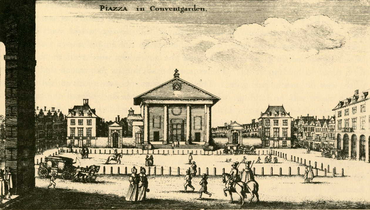 Piazza Covent Gardenben, 18. század, 1925. alkotó: Unbekannt
