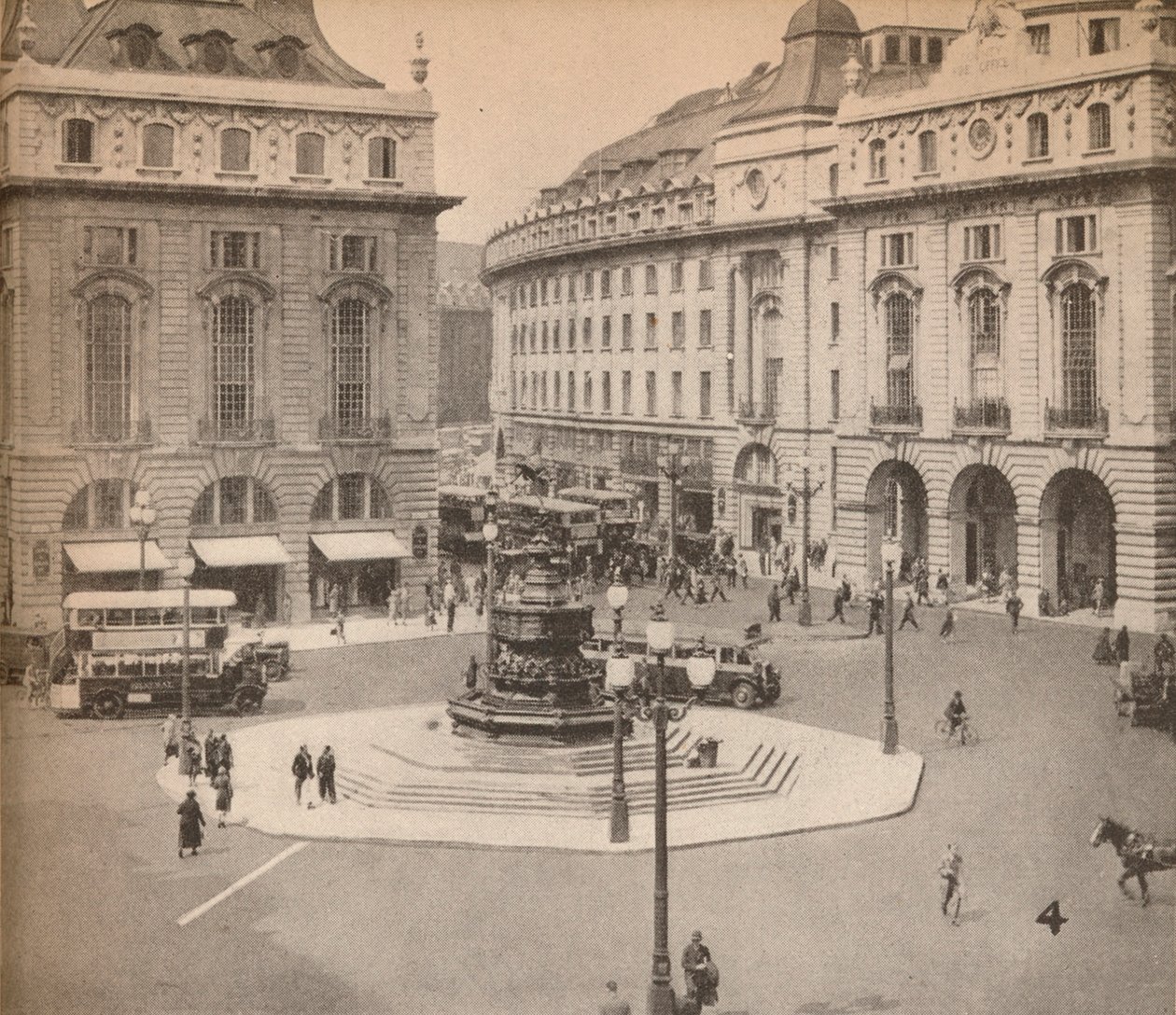 Piccadilly Circus 1931, 1935 alkotó: Unbekannt