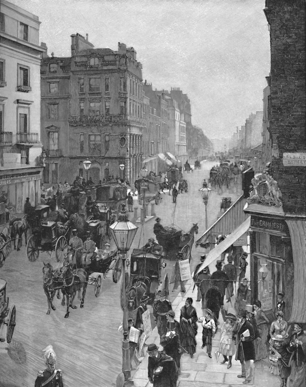 Piccadilly, 1883, 1896 alkotó: Unbekannt
