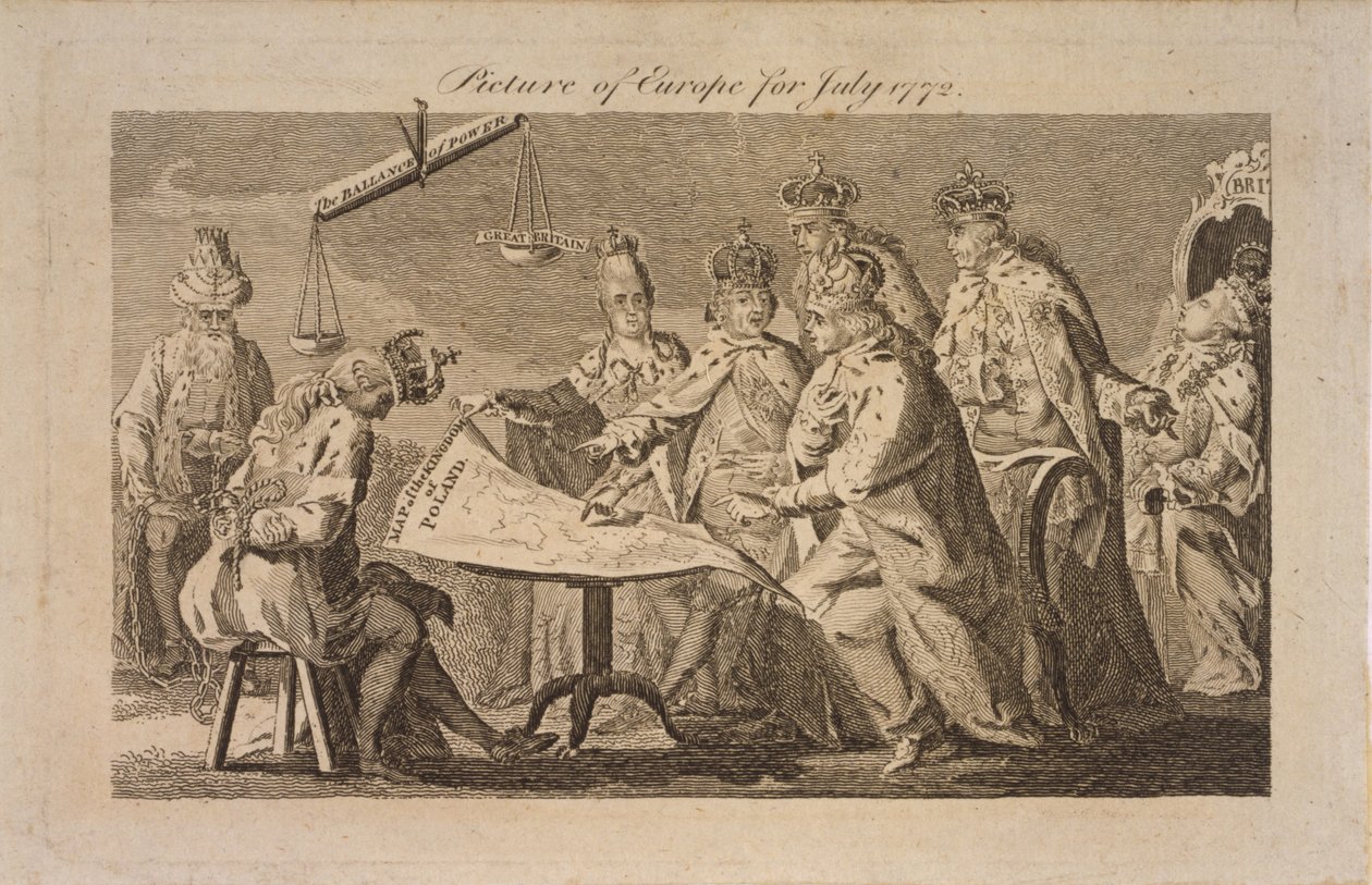 Európa képe 1772, 1772 júliusában alkotó: Unbekannt