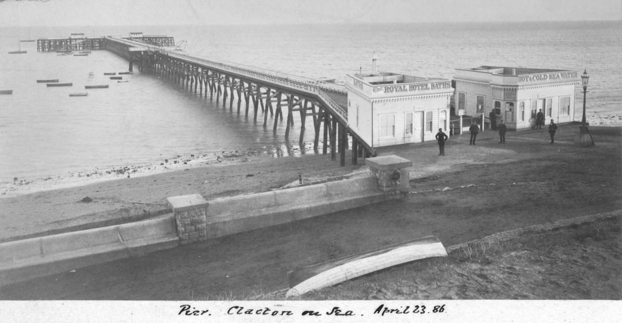 Pier Clacton on Sea, 1886. április 23 alkotó: Unbekannt
