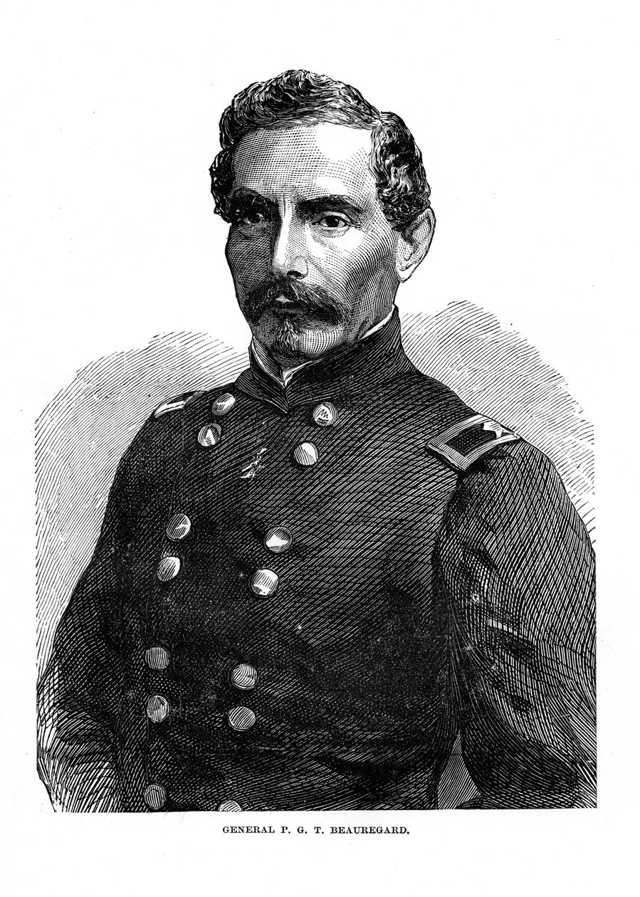 Pierre Gustave Toutant de Beauregard amerikai katona, 1860-as évek alkotó: Unbekannt