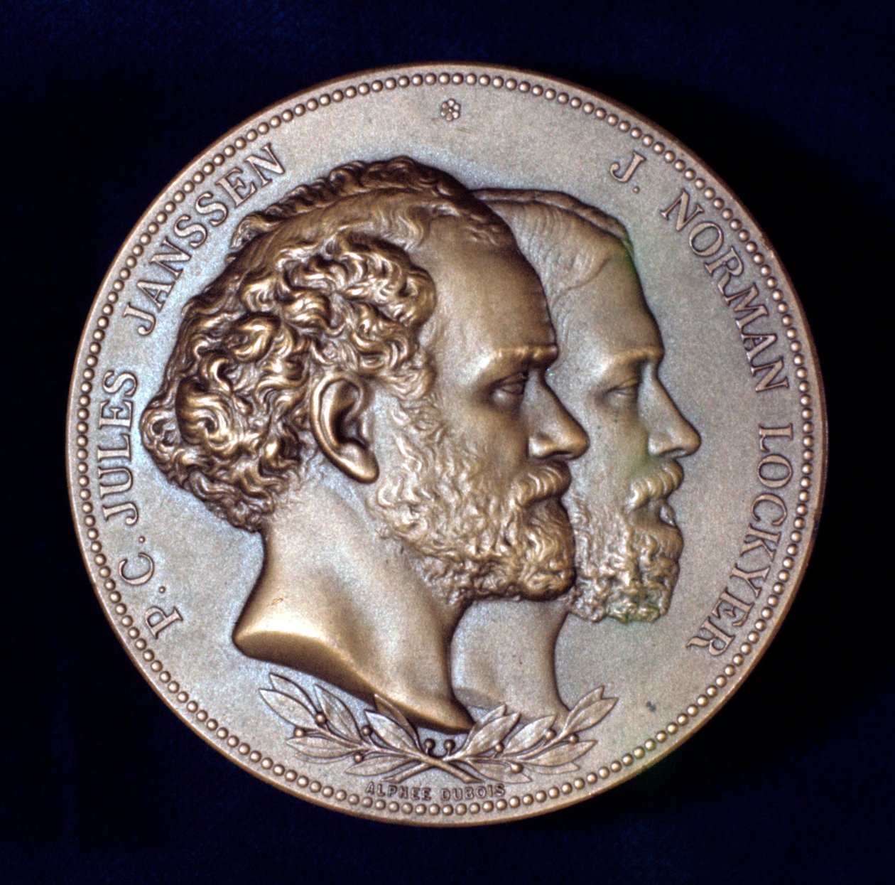 Pierre Janssen és Joseph Norman Lockyer francia és angol csillagászok, 1868 alkotó: Unbekannt
