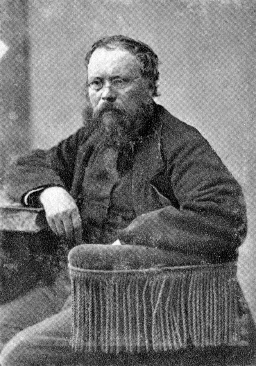 Pierre Joseph Proudhon, francia mulalista politikai filozófus, 1845-1868 alkotó: Unbekannt