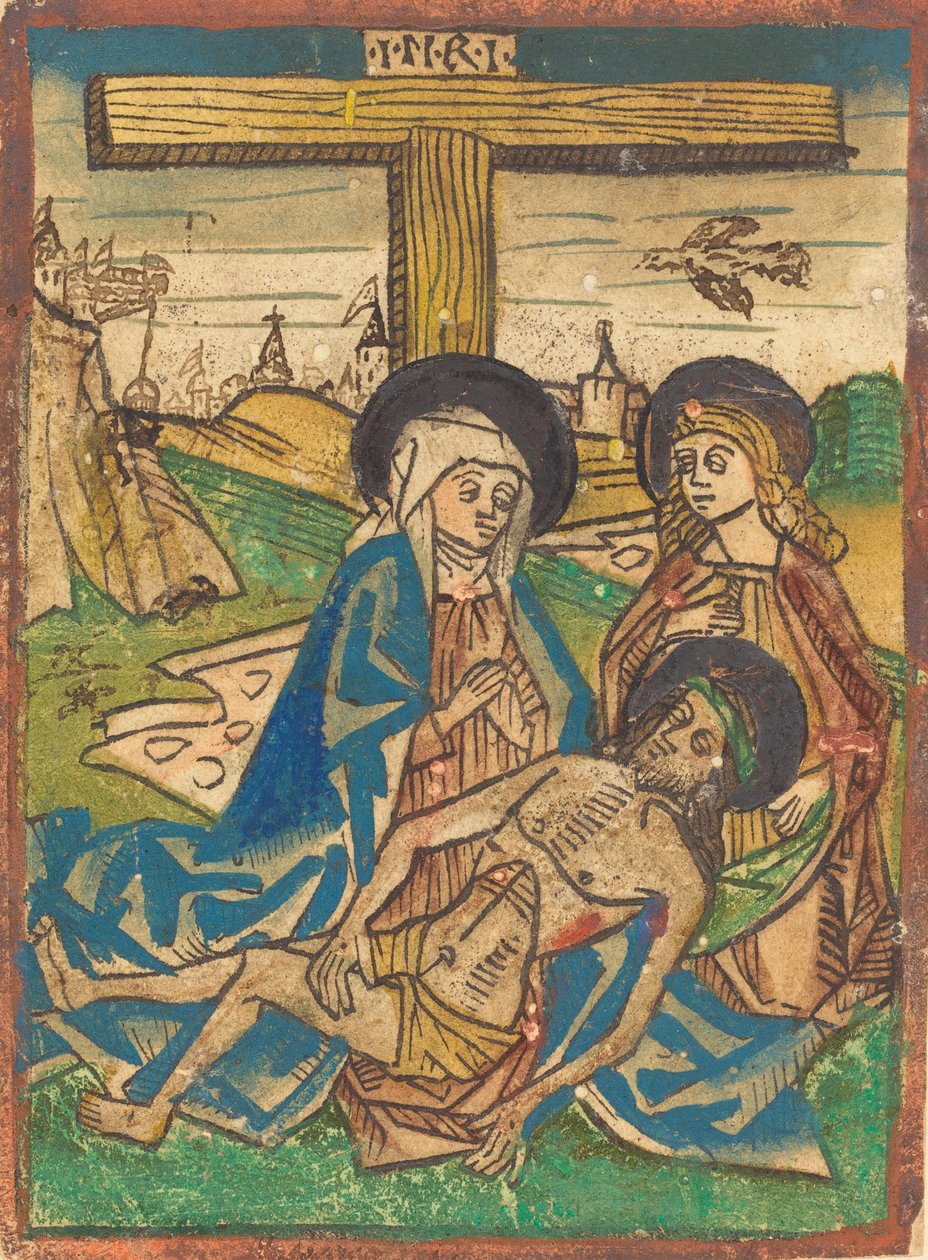 Pietà Szent Jánossal, c. 14751485. alkotó: Unbekannt