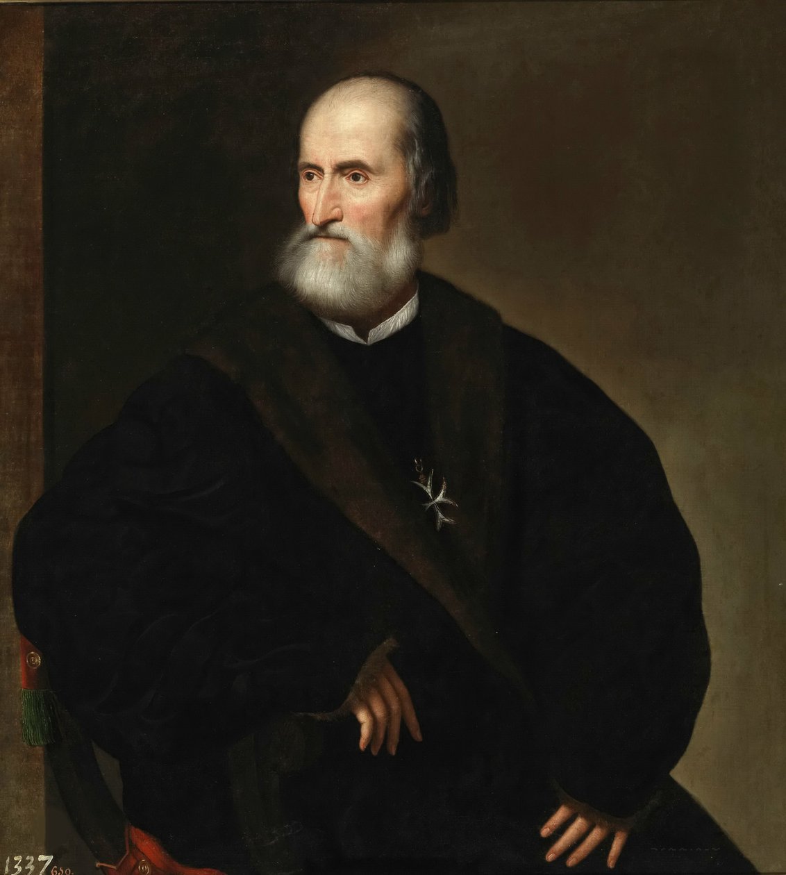 Pietro Bembo, mint a Knights Hospitaller elődje, 1537 körül. alkotó: Unbekannt
