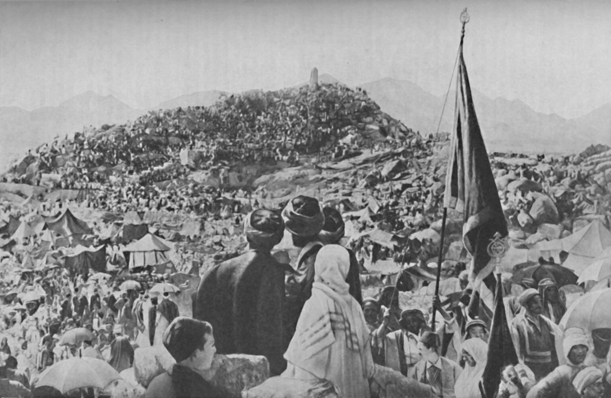 Zarándokok, akik előadják a Wukufot vagy Állj az Irgalmasság hegyén, 1935 alkotó: Unbekannt
