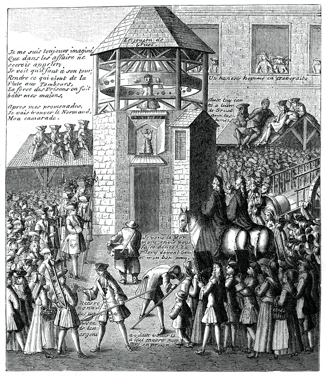 Pillory In The Market, 1885 alkotó: Unbekannt