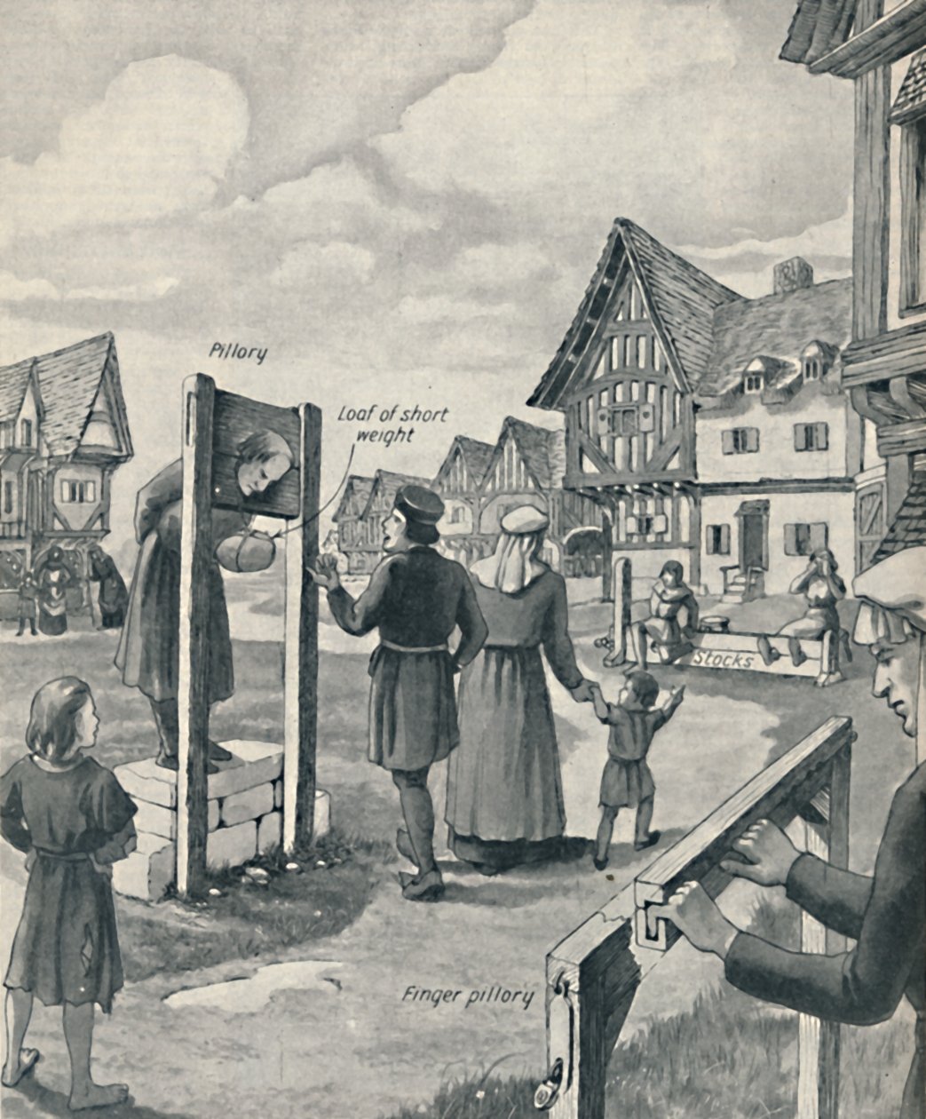 A középkor pillérei és készletei, c1934 alkotó: Unbekannt