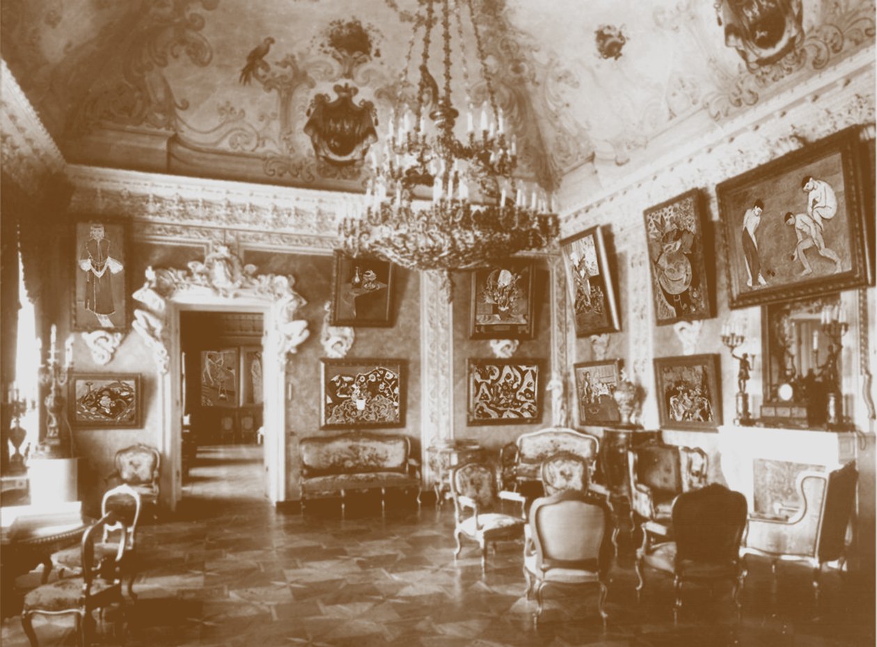 Rózsaszín étkező, a Matisse Room néven ismert Shchukins házban alkotó: Unbekannt