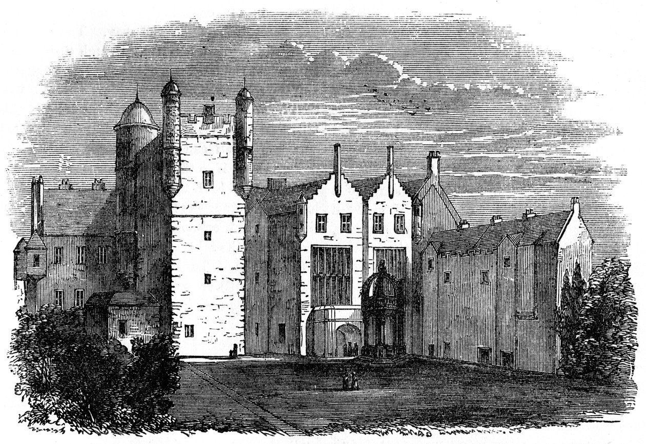 Pinkie House, Musselburgh, East Lothian, Skócia, 18. század 19. század alkotó: Unbekannt