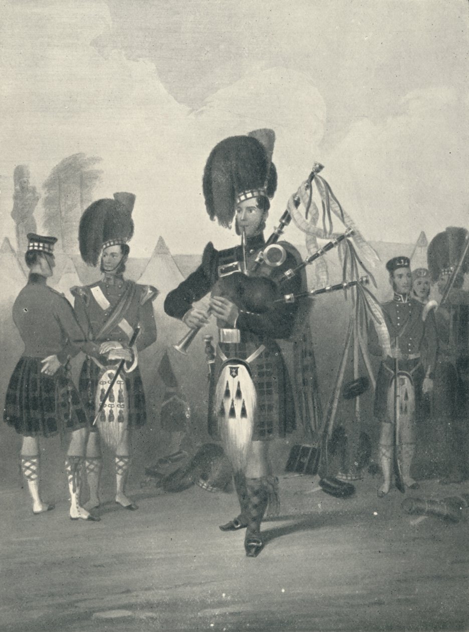 Piper, 42. Royal Highlanders, 19. század, 1909 alkotó: Unbekannt