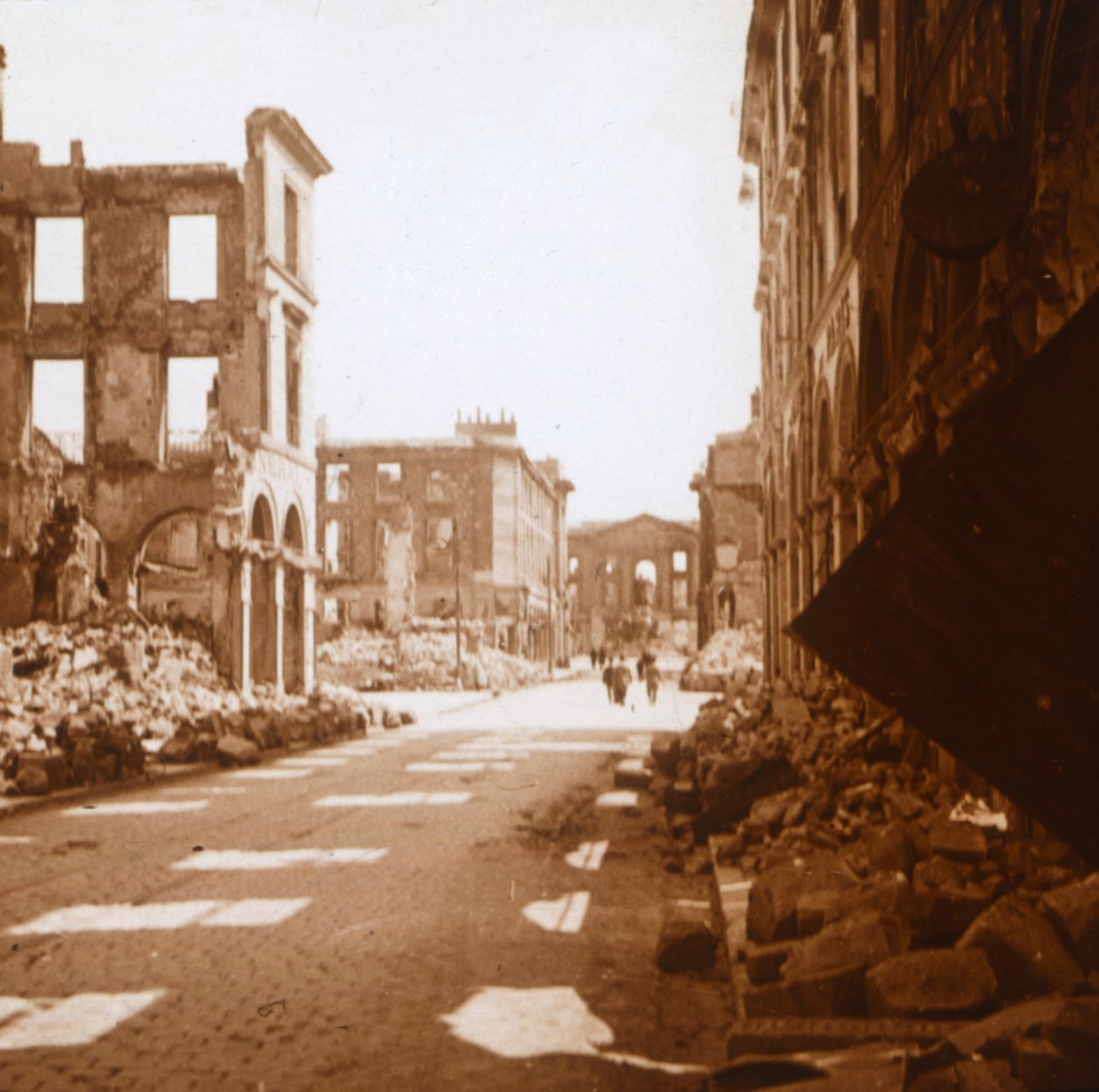 Place Royal, Reims, Észak-Franciaország, 1914-c1918 alkotó: Unbekannt