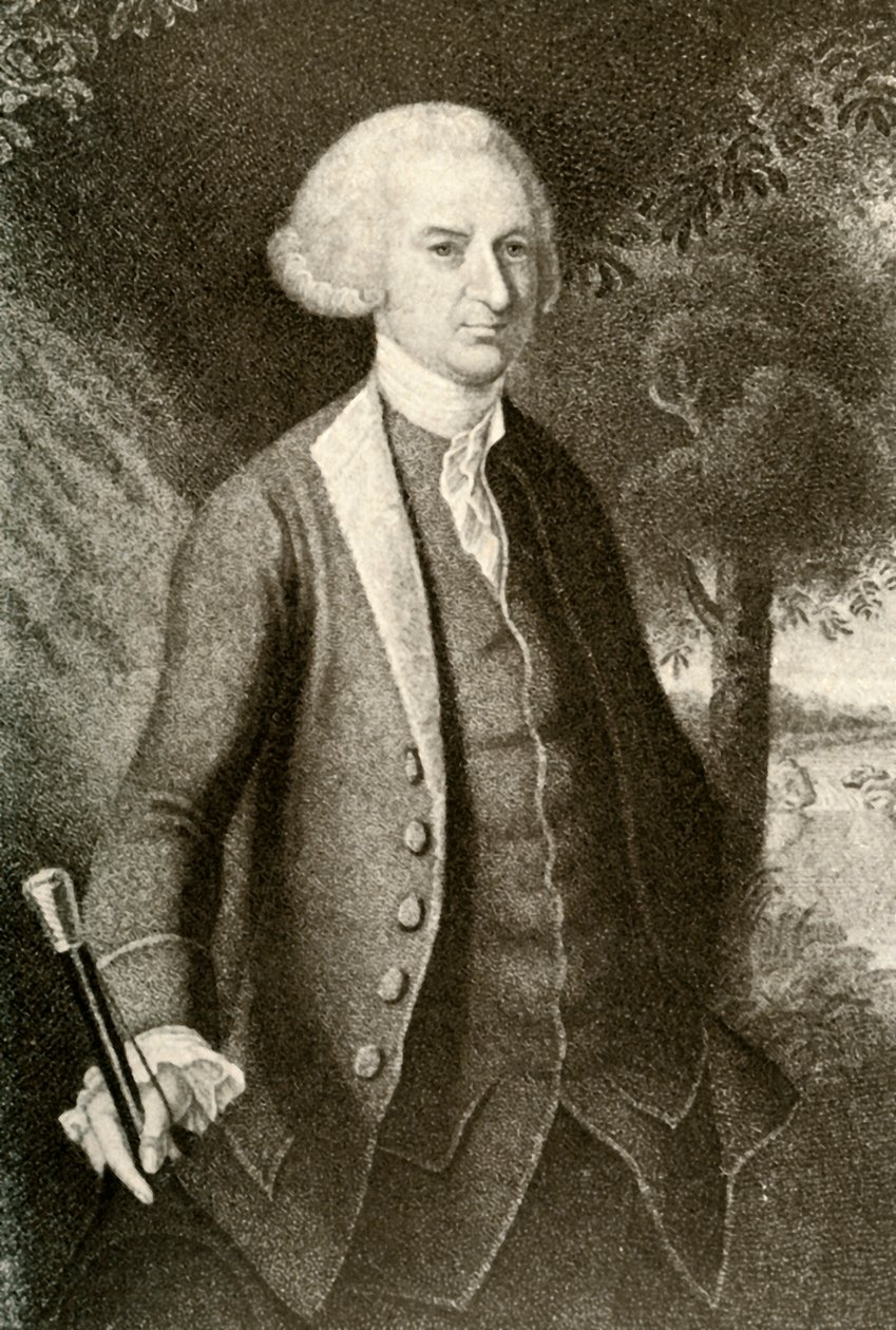Egyszerű, de jóképű úri jelmez Pennsylvaniában a forradalom kitörésekor, 1765, 1937 alkotó: Unbekannt