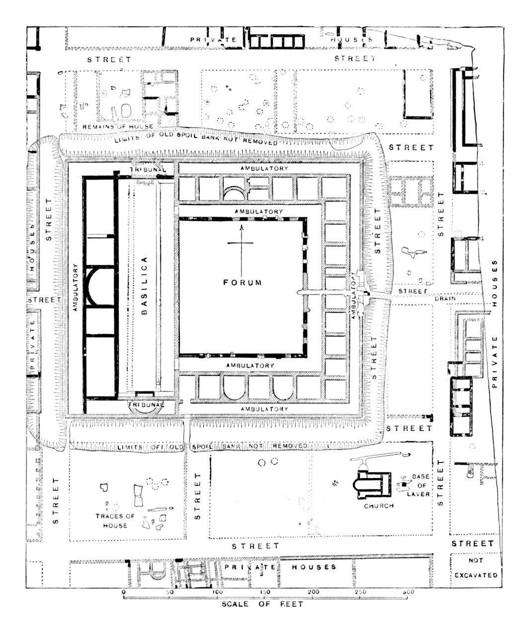 Fórum terve, Silchester, 1902 alkotó: Unbekannt