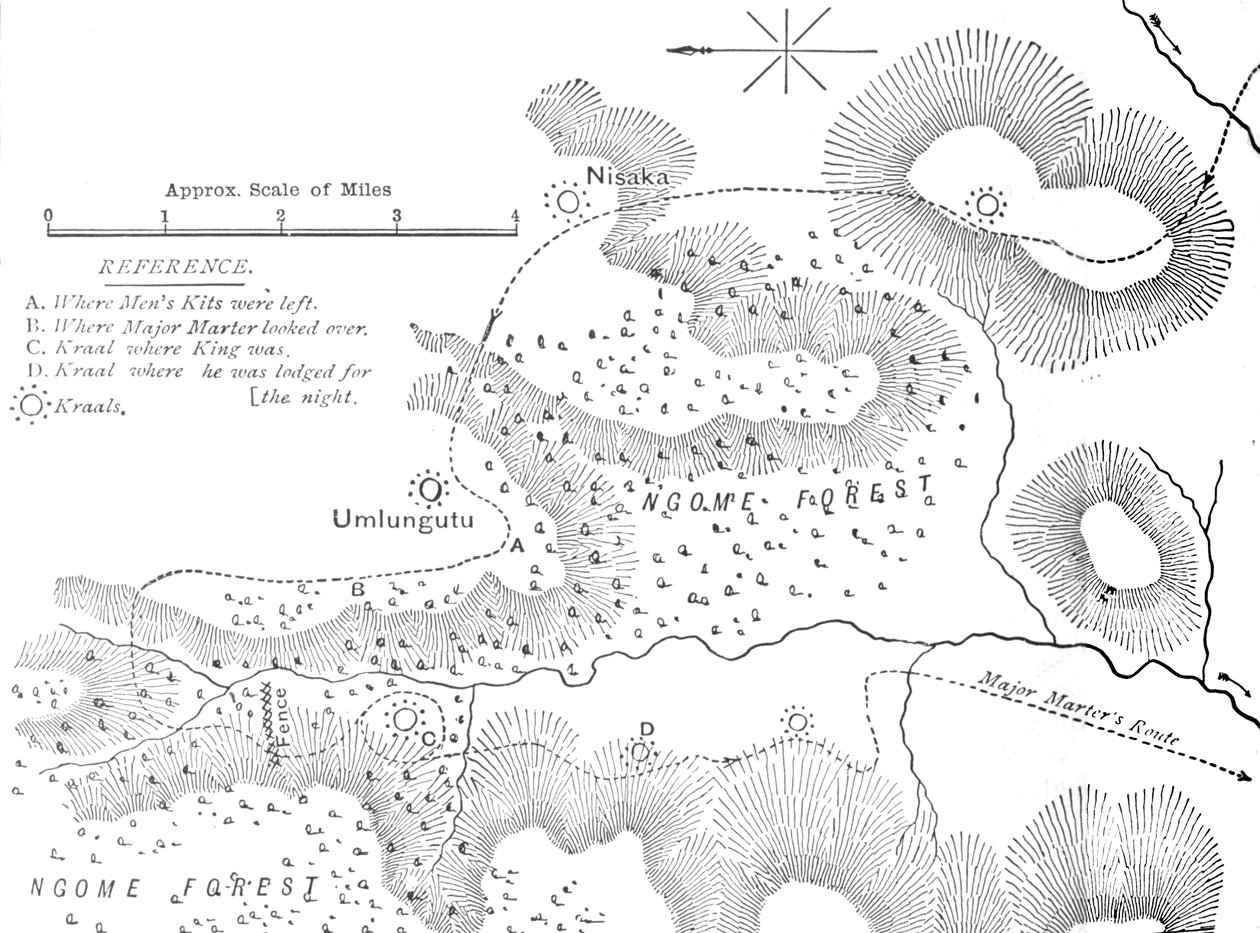 Cetewayo elfogásának alaprajza, 1880 alkotó: Unbekannt