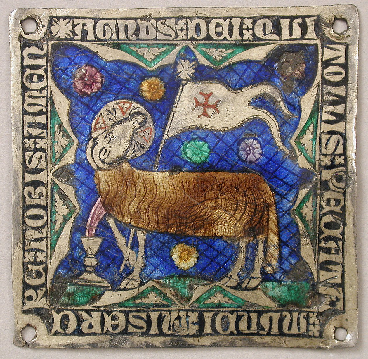 Plaque with Agnus Dei, Catalan, 14th century.  alkotó: Unbekannt