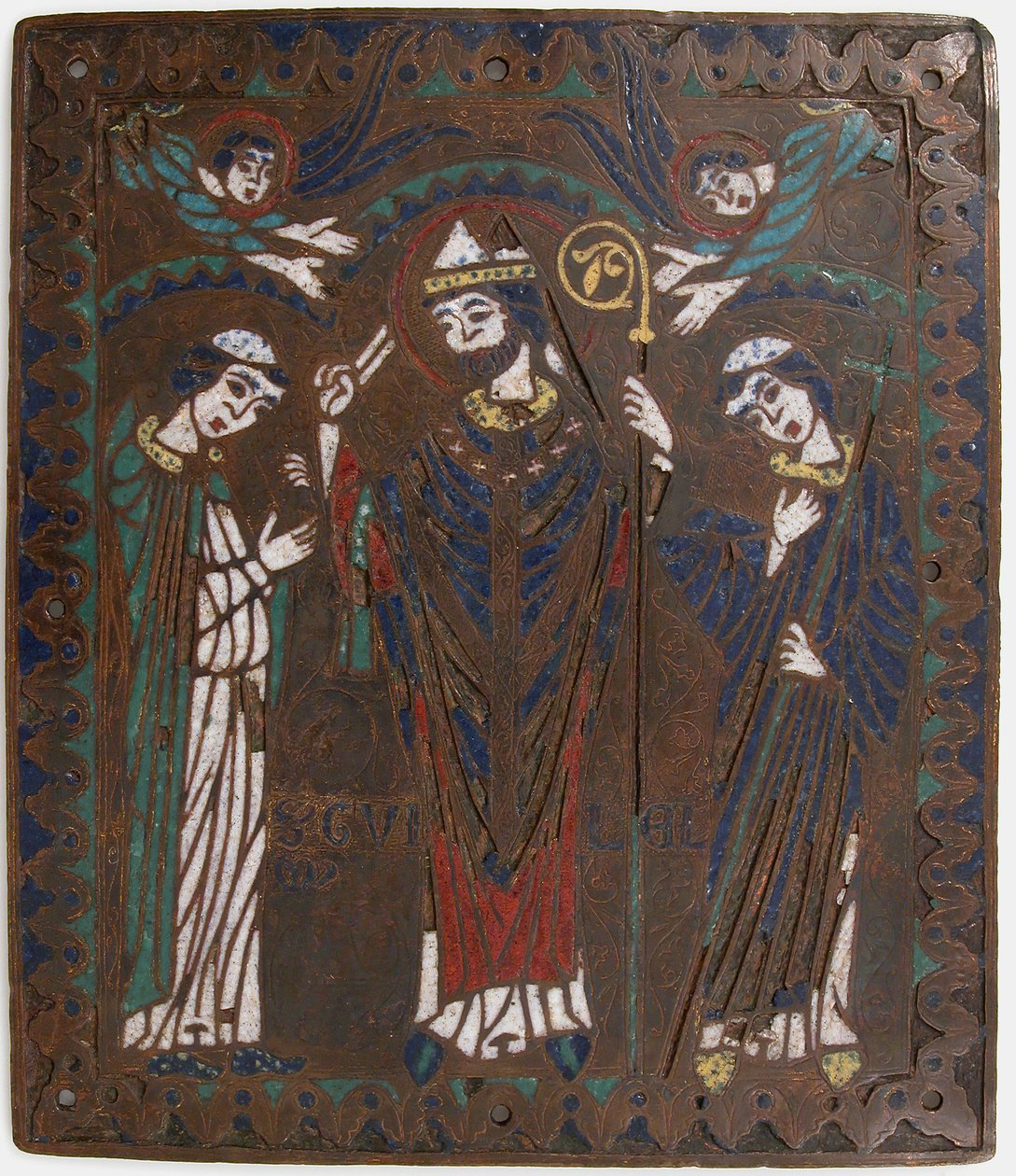 Emléktábla Bourges-i Szent Vilmossal, francia, kb. 1218-25. alkotó: Unbekannt