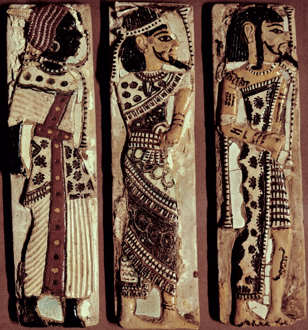 Emléktáblák III. Ramszesz palotájában, Medinet Habu, Théba, Egyiptom, Újbirodalom, 20. dinasztia, ie 1187-56 körül (kerámia) alkotó: Unbekannt